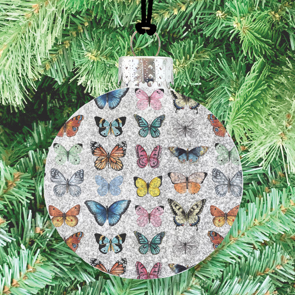 butterflies (with silver glitter!)