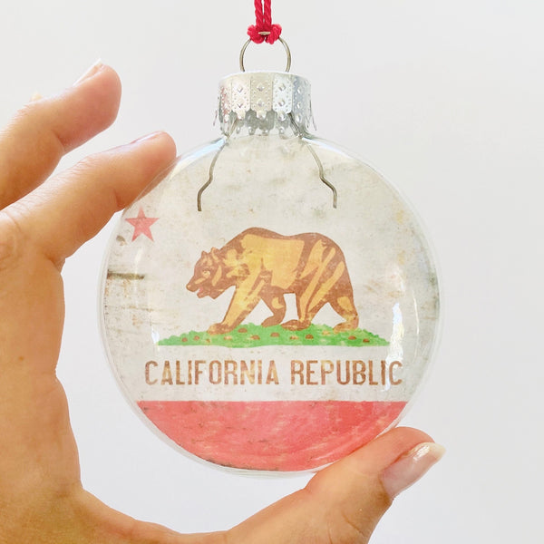 california flag bear vintage