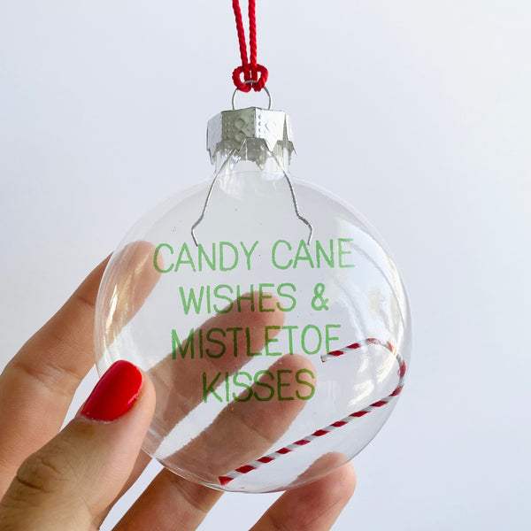 candy cane wishes (with mini candy cane!)