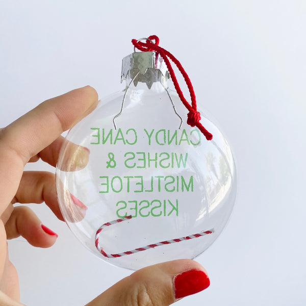 candy cane wishes (with mini candy cane!)