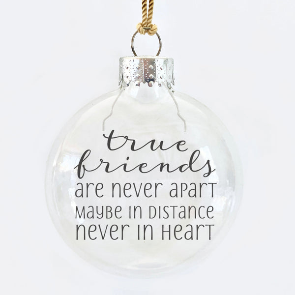 true friends are never apart