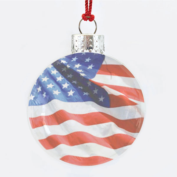 american flag blowing