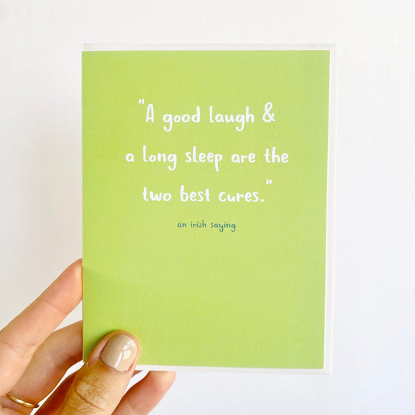 irish saying st. patrick's day card