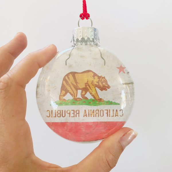 california flag bear vintage