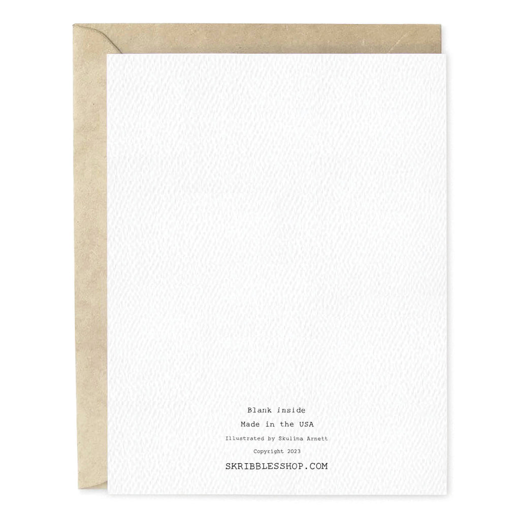 Admit One Blue New Baby Card