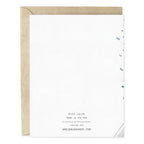 Confetti Blue New Baby Card