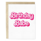 Barbie Babe Birthday Card