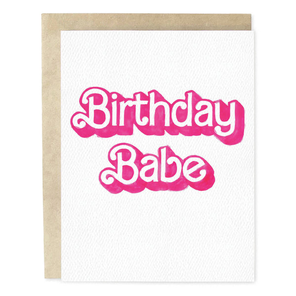 Barbie Babe Birthday Card