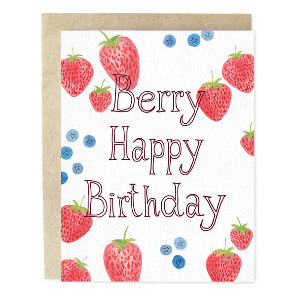 Berry Happy Birthday Card