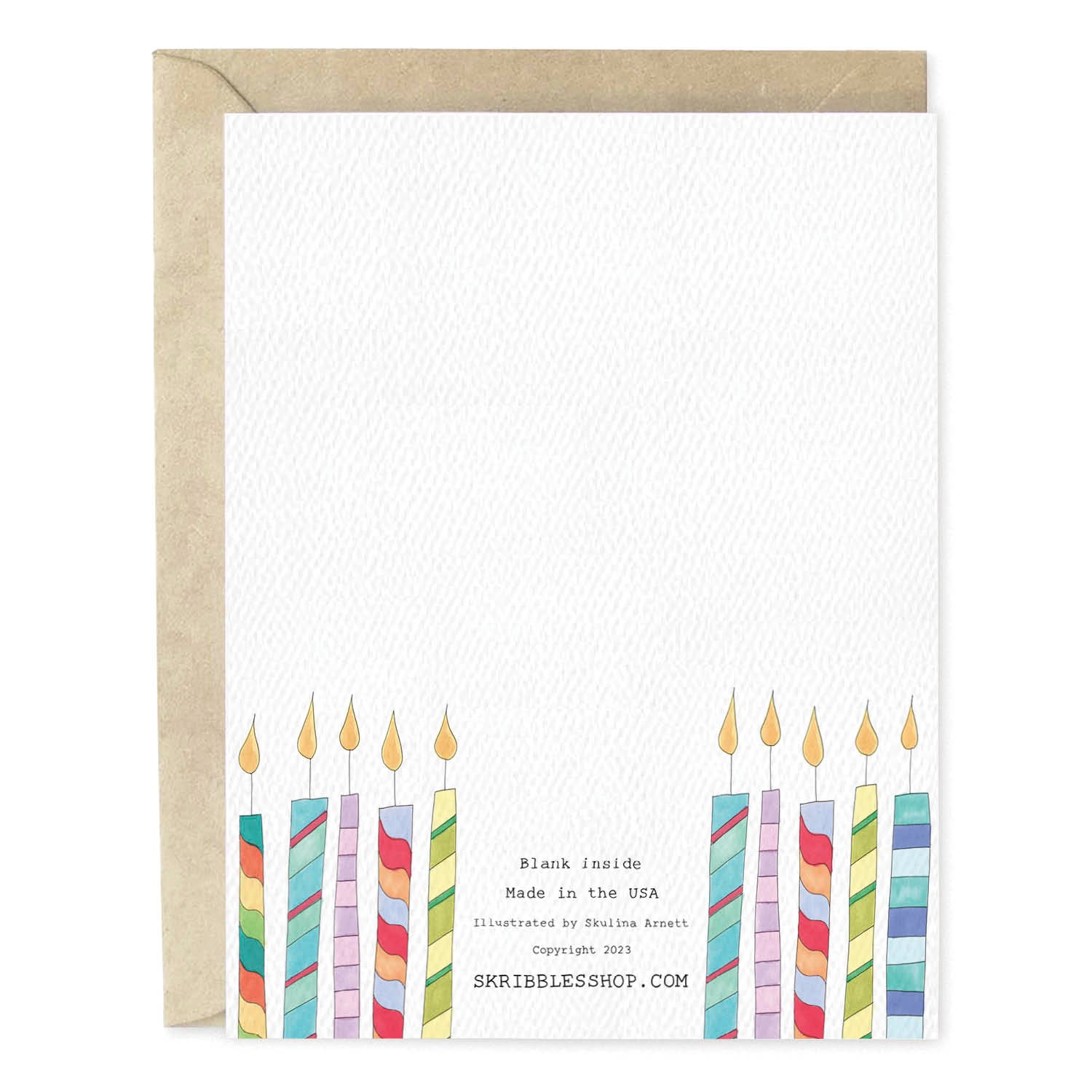 Candle Wishes Birthday Card