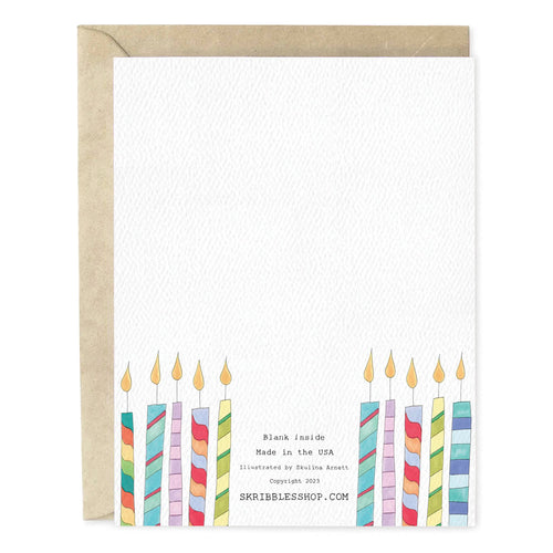 Candle Wishes Birthday Card