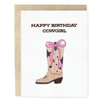 Cowgirl Birthday Card