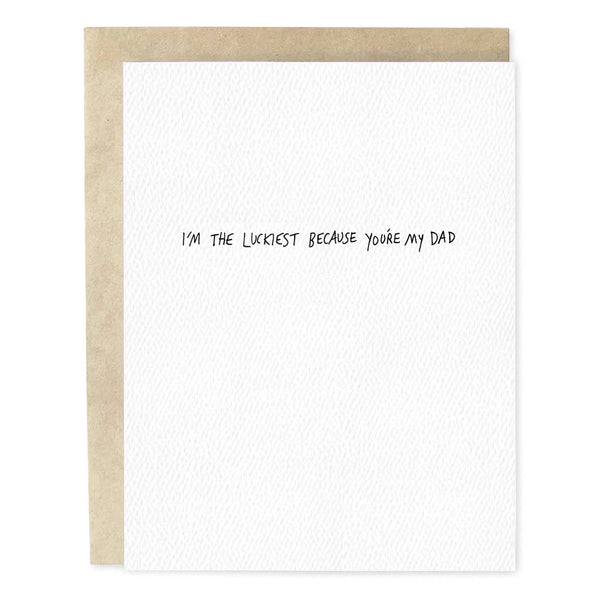 Luckiest Father's Day Card