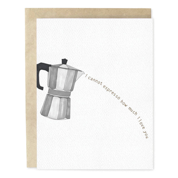 Espresso How Much Love Card