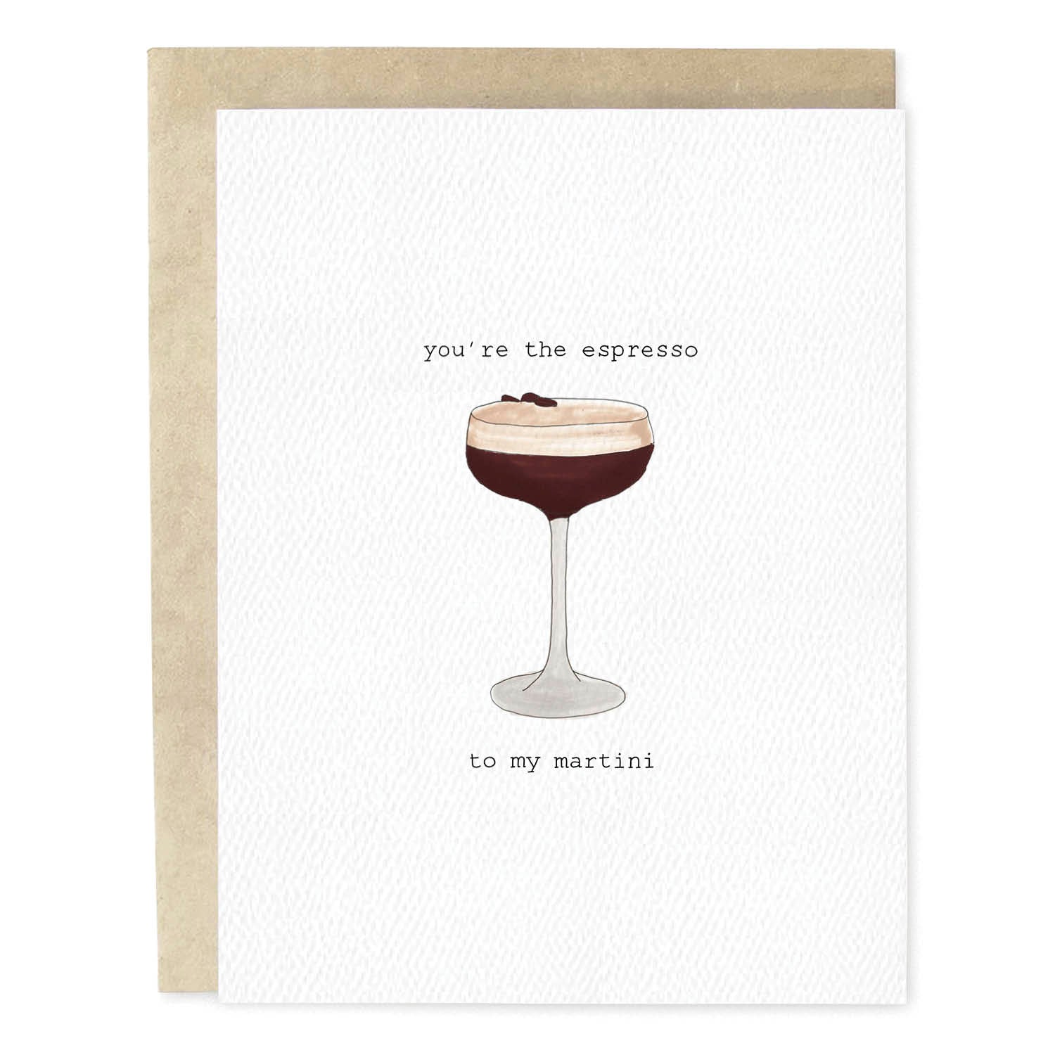 Espresso Martini Love Card