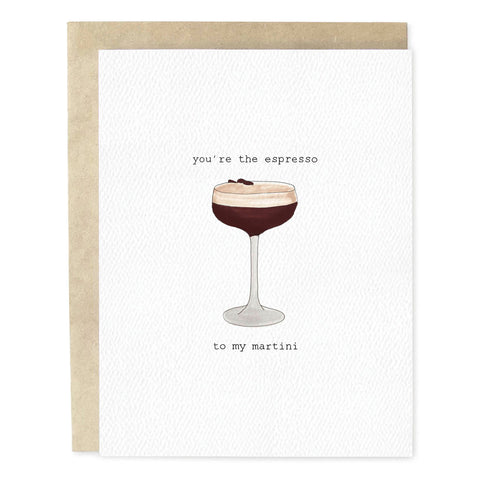 Espresso Martini Love Card