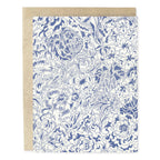 Flower Sketch Blank Card