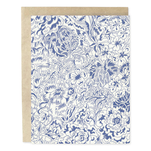 Flower Sketch Blank Card