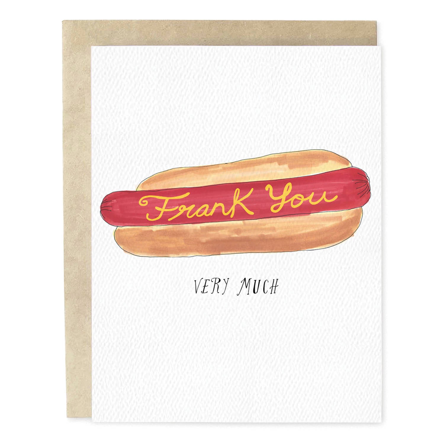 Frank You Very Much Thank You Card