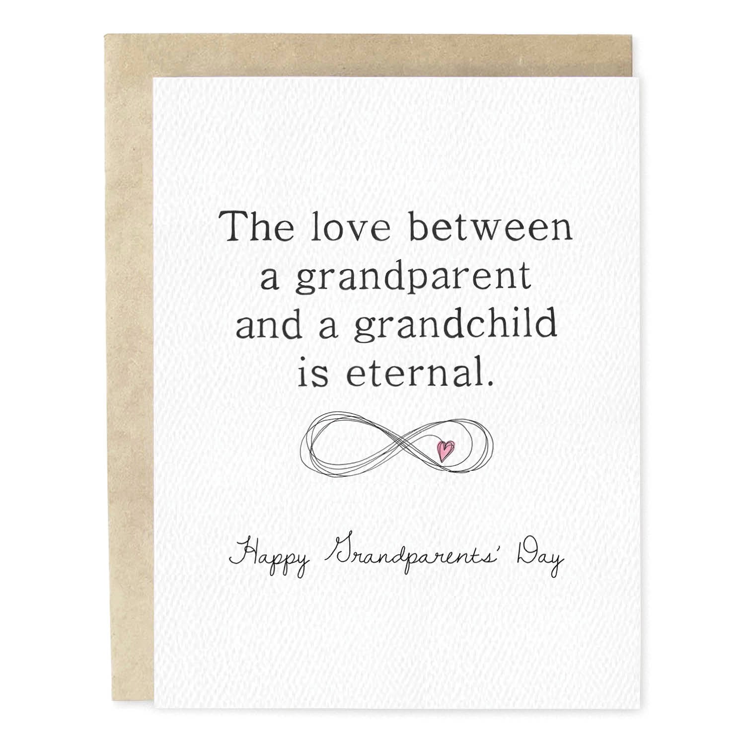 Eternal Love Grandparent's Day Card