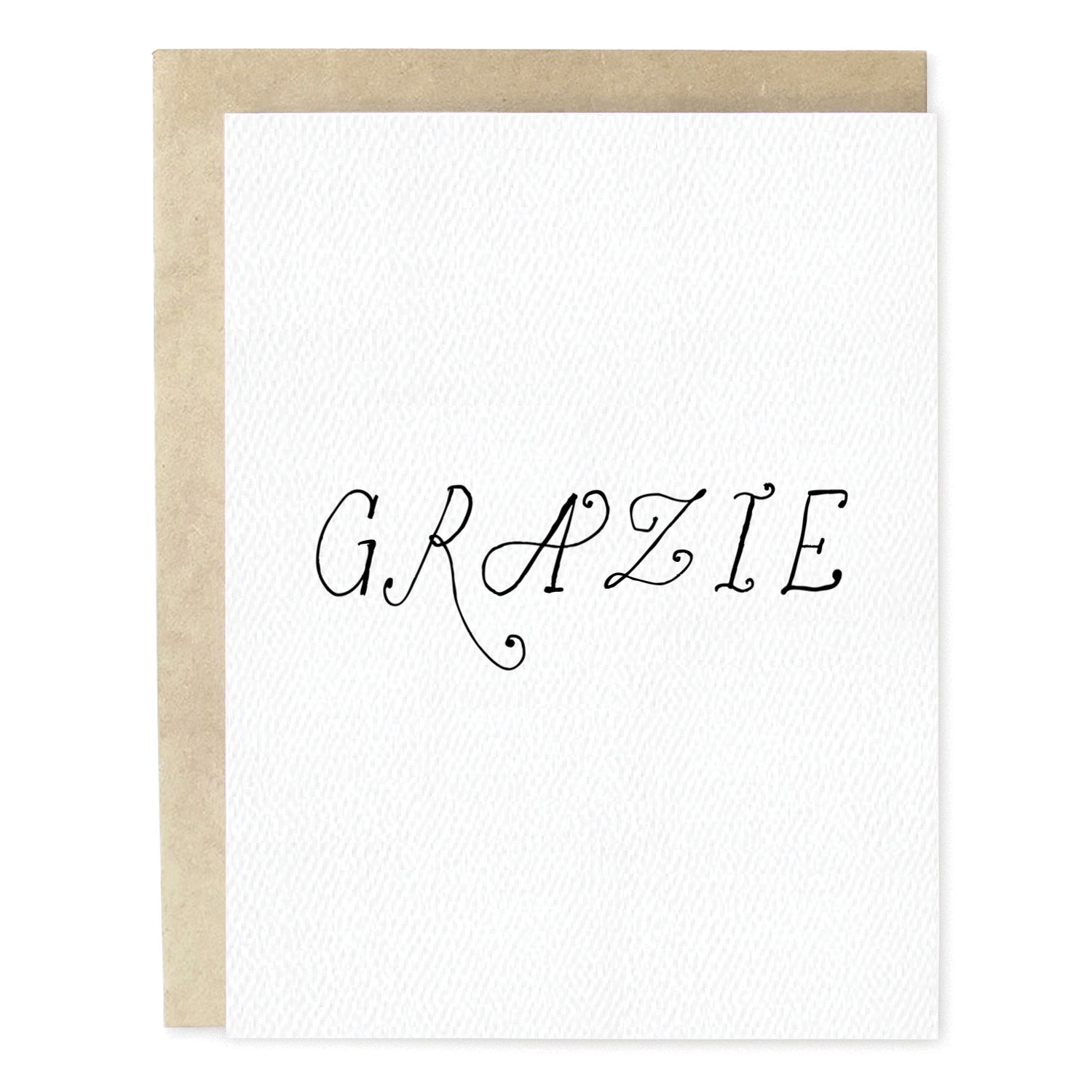 Grazie Simple Thank You Card