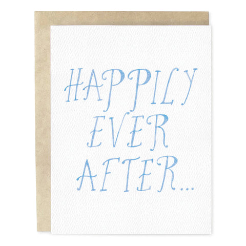 Happily Ever After Wedding Card