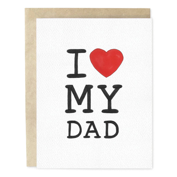 I Heart Dad Father's Day Card