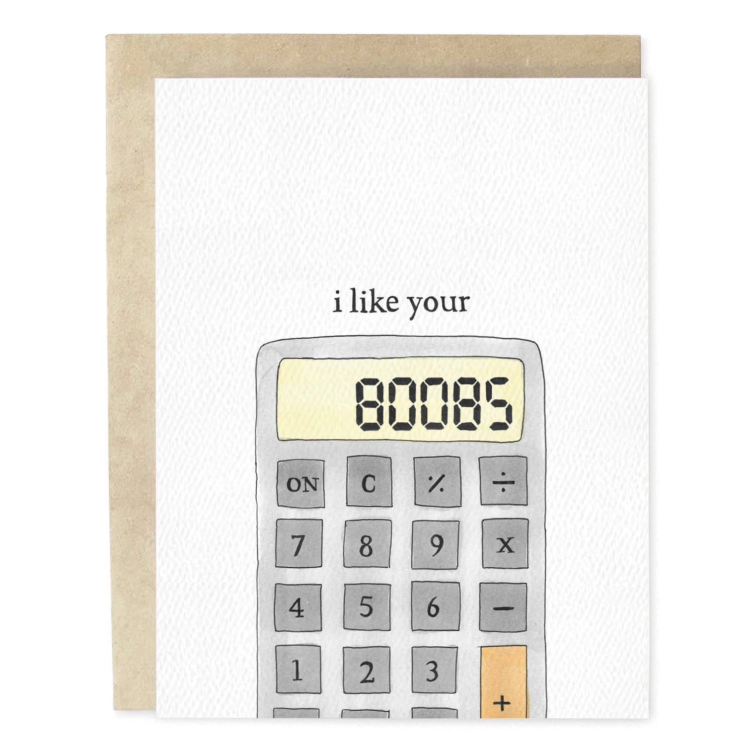 I Like Your Boobs Love Card