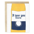 I Love You Extra Love Card