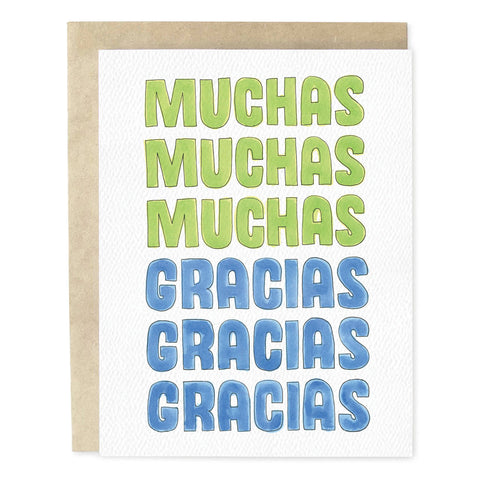 Muchas Gracias Thank You Card