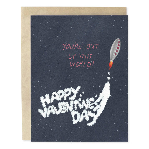 Out Of This World Valentine's Day Card