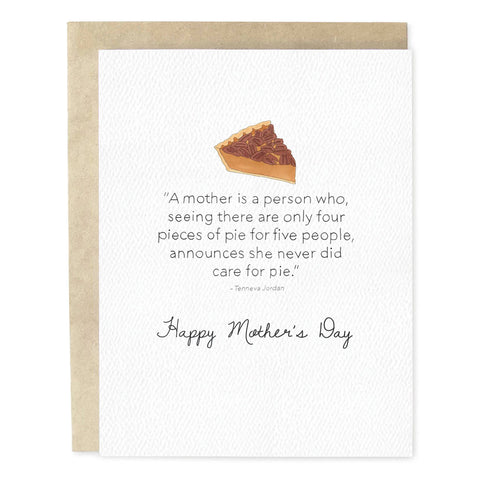 Pie Mother's Day Card