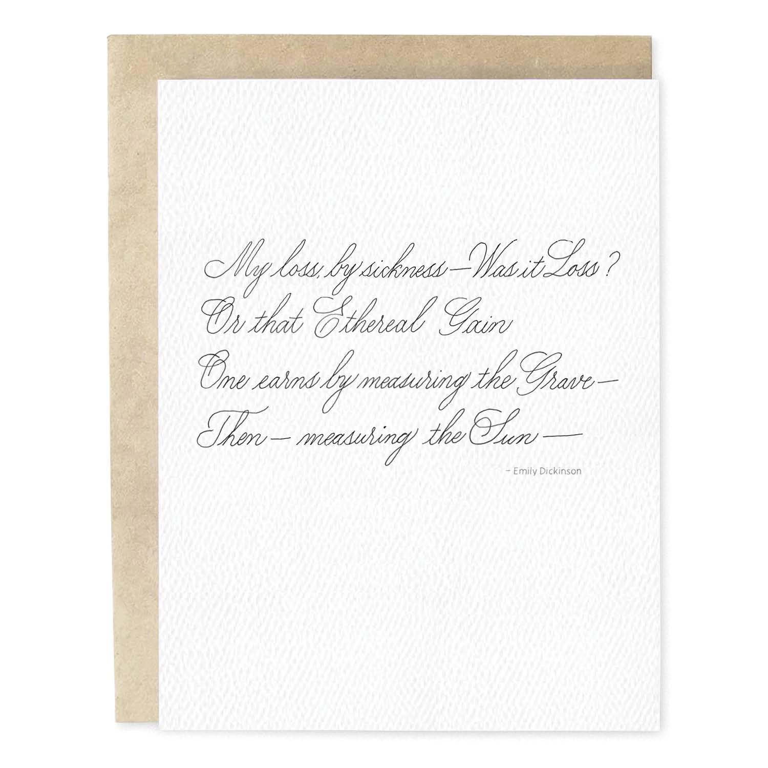 Sickness Gain Get Well Card