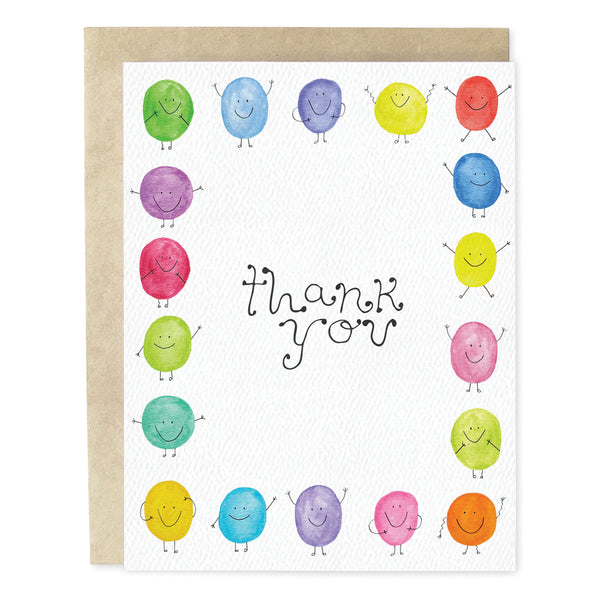 Smiley Thank You Card