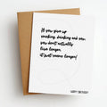 smoking drinking and sex birthday card