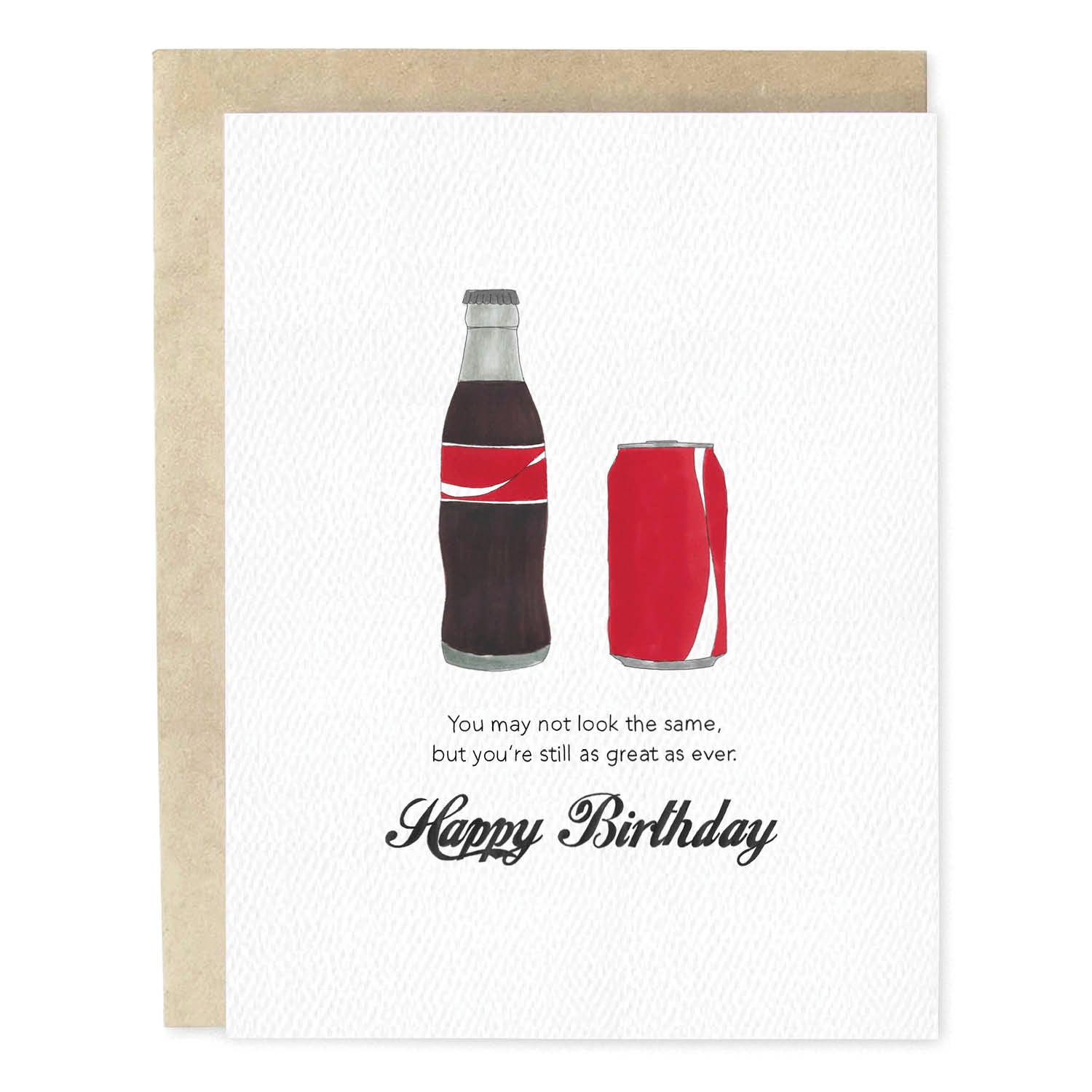 Soda Cans Birthday Card