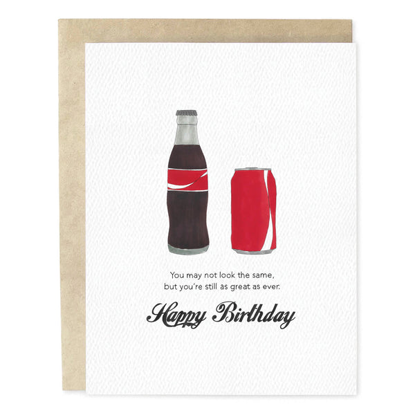 Soda Cans Birthday Card
