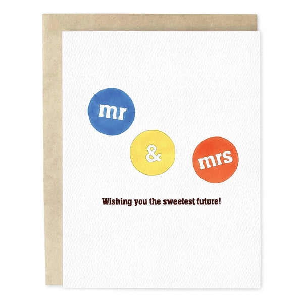 Sweetest Future Mr. Mrs. Wedding Card