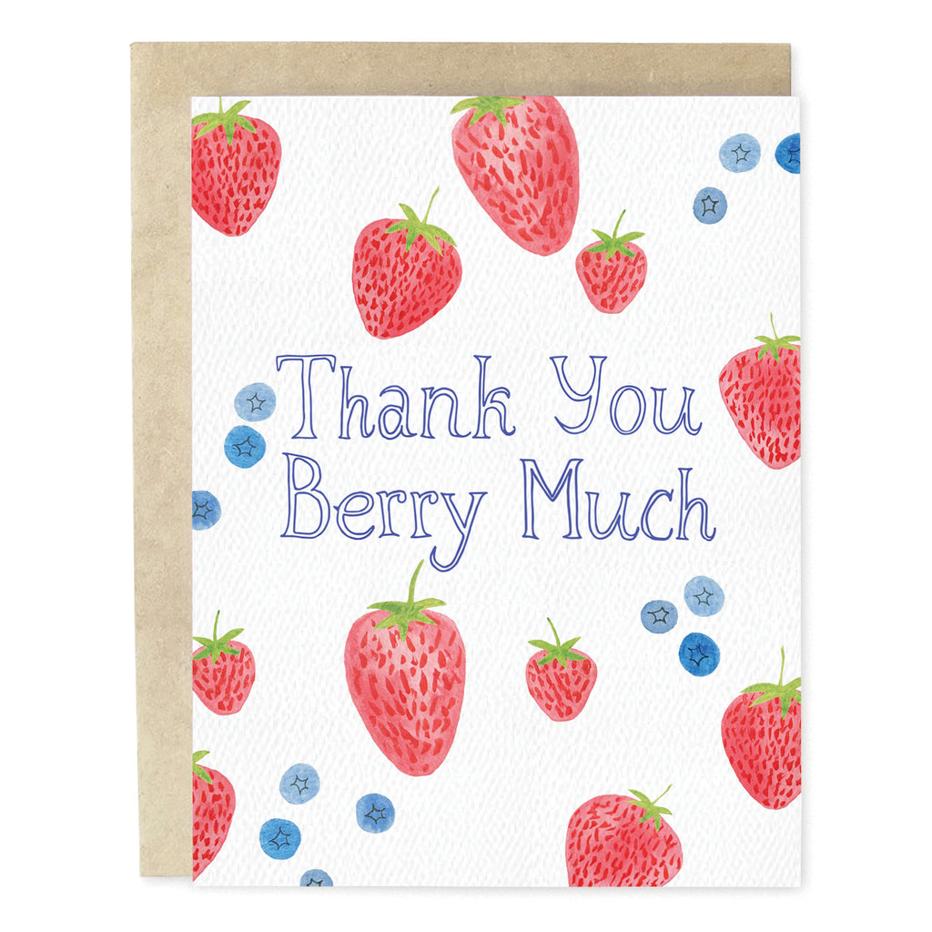 Thank You Berry Much Card