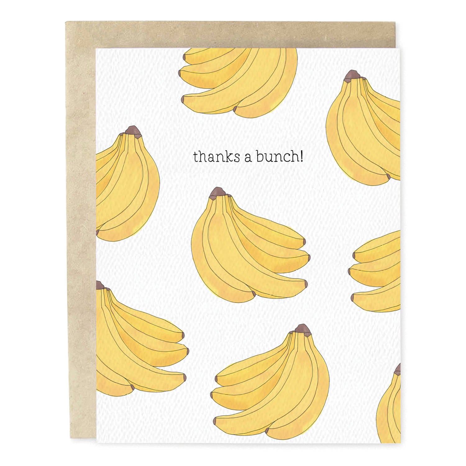 Thanks A Bunch Thank You Card