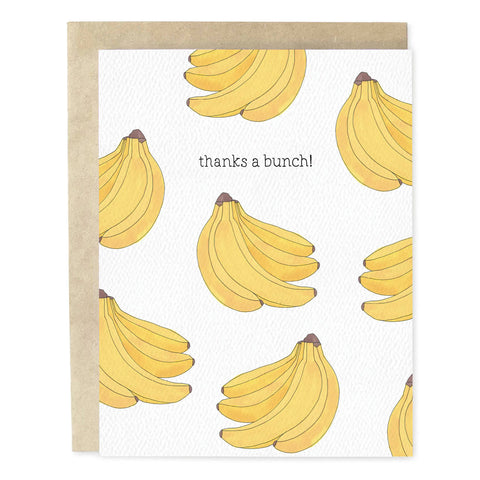 Thanks A Bunch Thank You Card