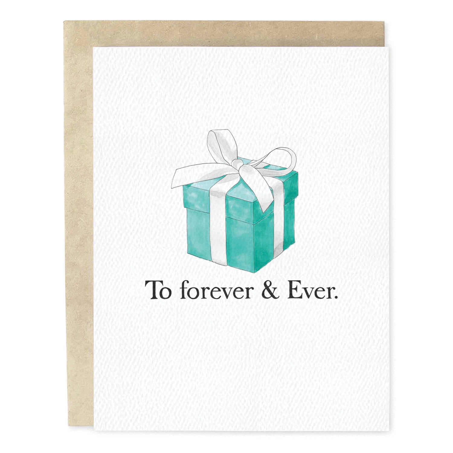 To Forever And Ever Engagement Card