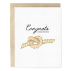 Tying The Knot Wedding Card