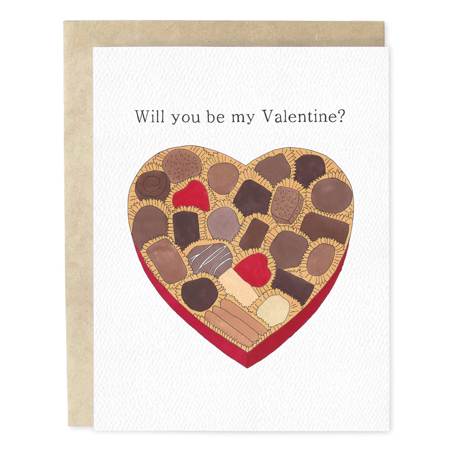 Chocolates Valentine's Day Card