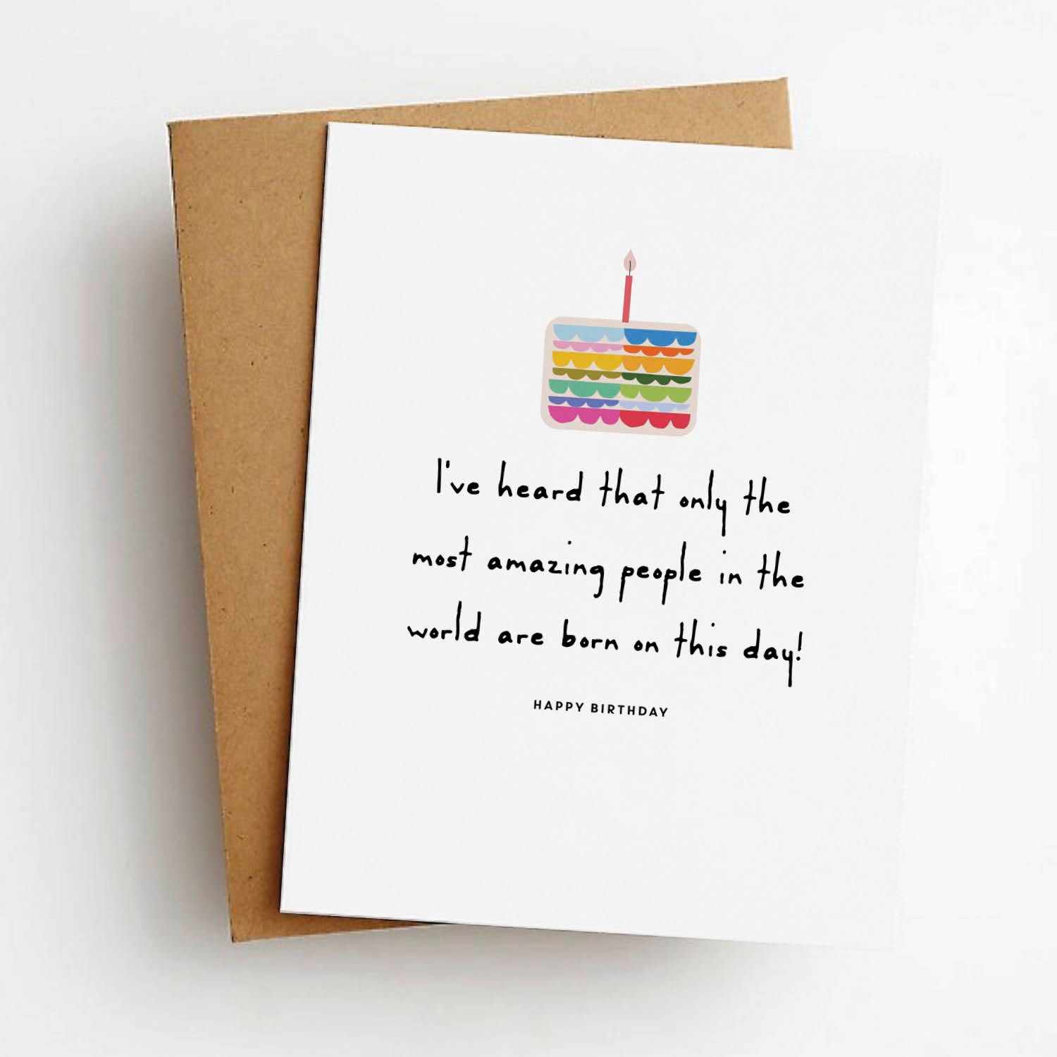 amazing people birthday card