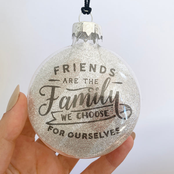 family we choose (with silver glitter!)