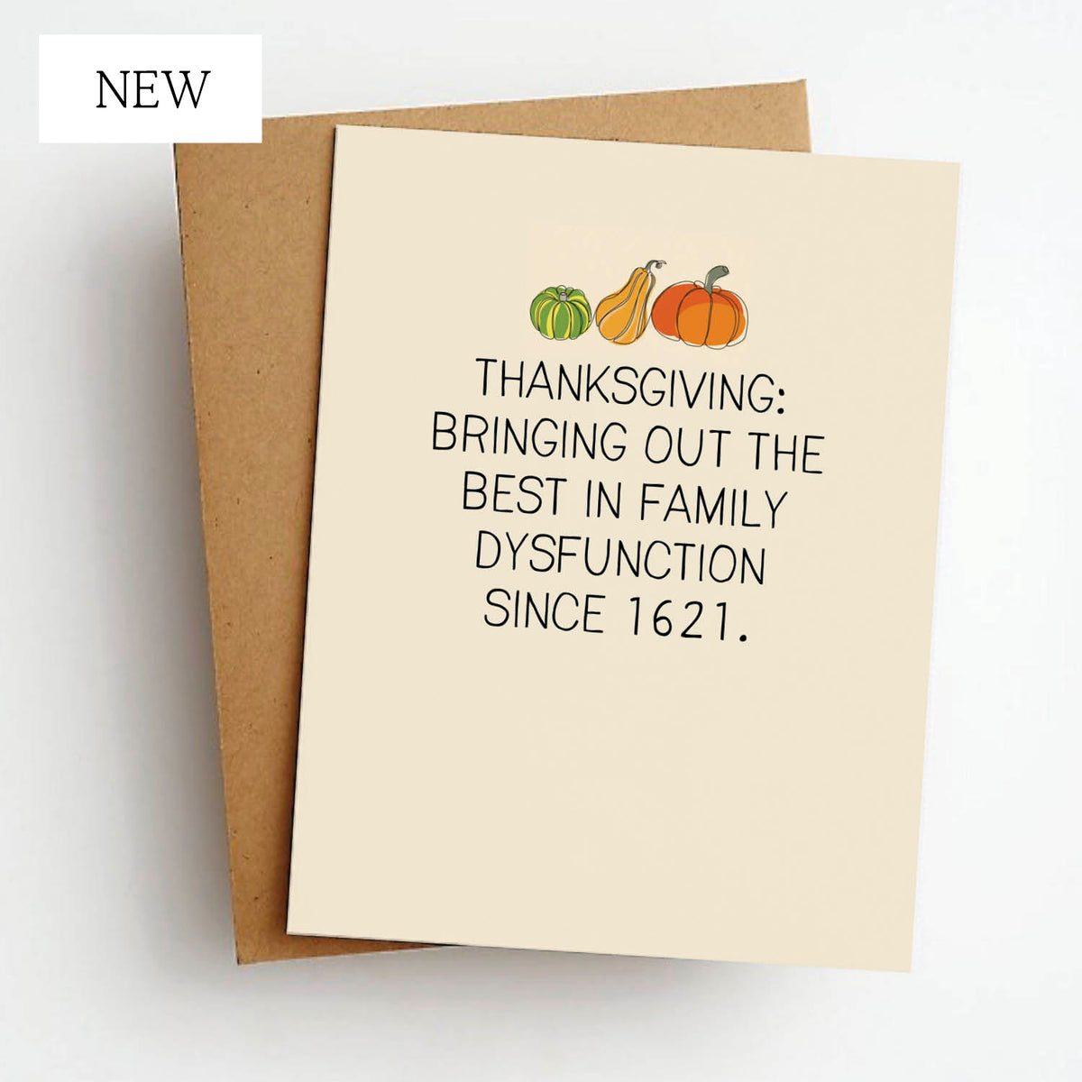 family dysfunction thanksgiving card