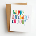 happy birthday to you