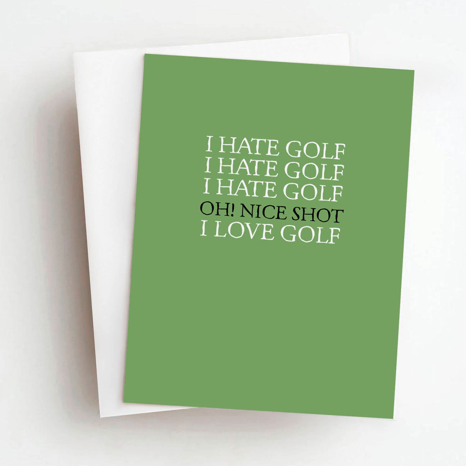 i love golf