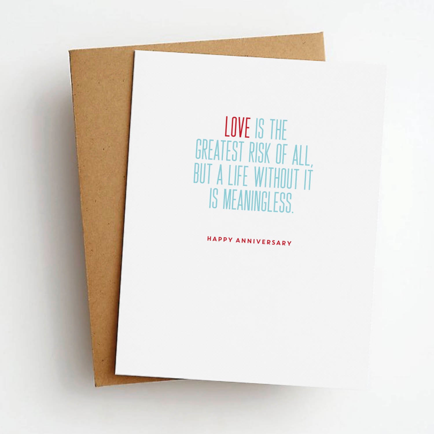love greatest risk